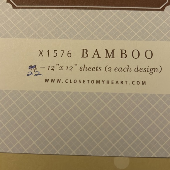 Bamboo scrapbook paper - Picture 3 of 14